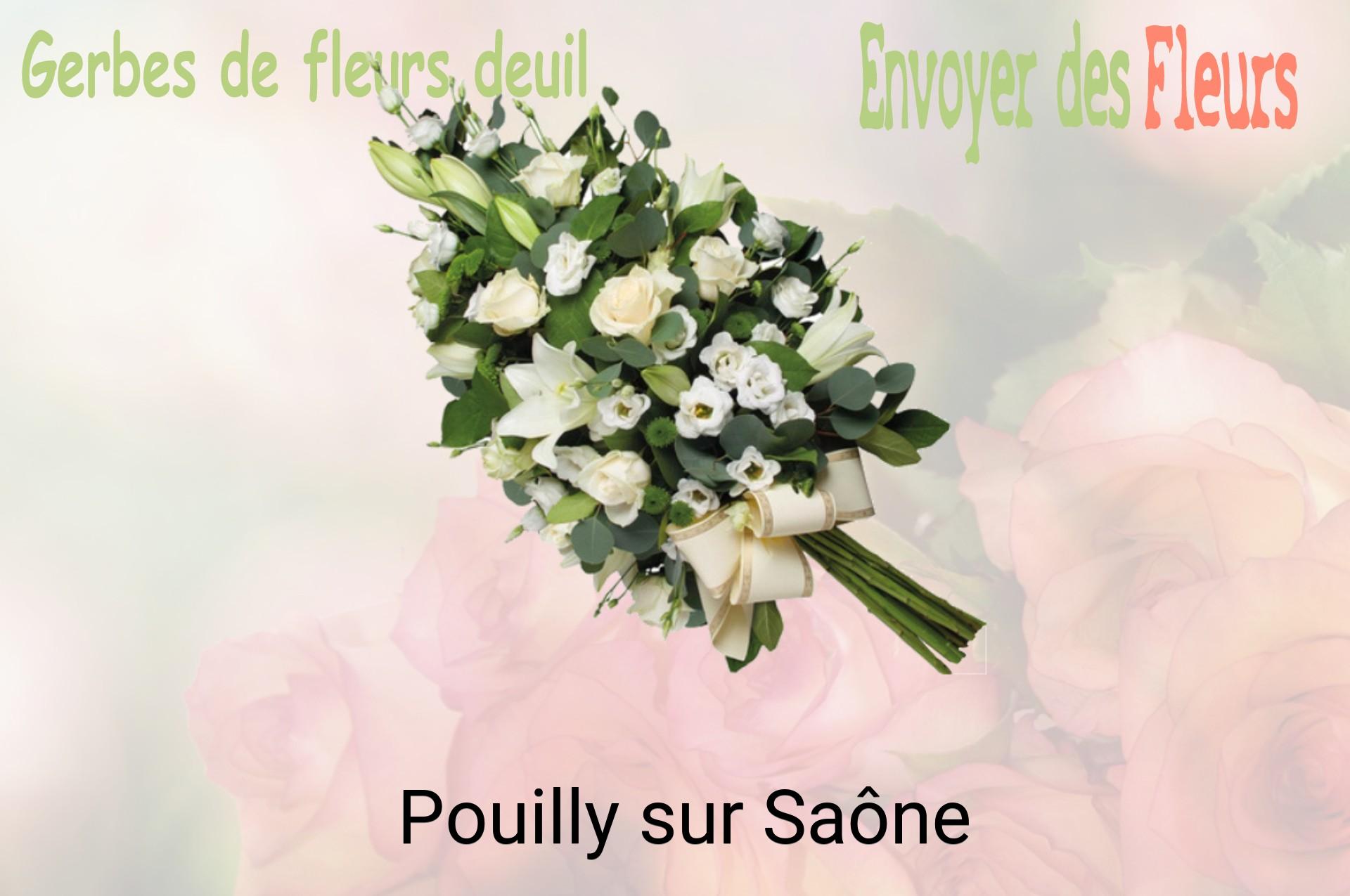 Gerbe de fleurs de deuil livrée à Pouilly-sur-Saône